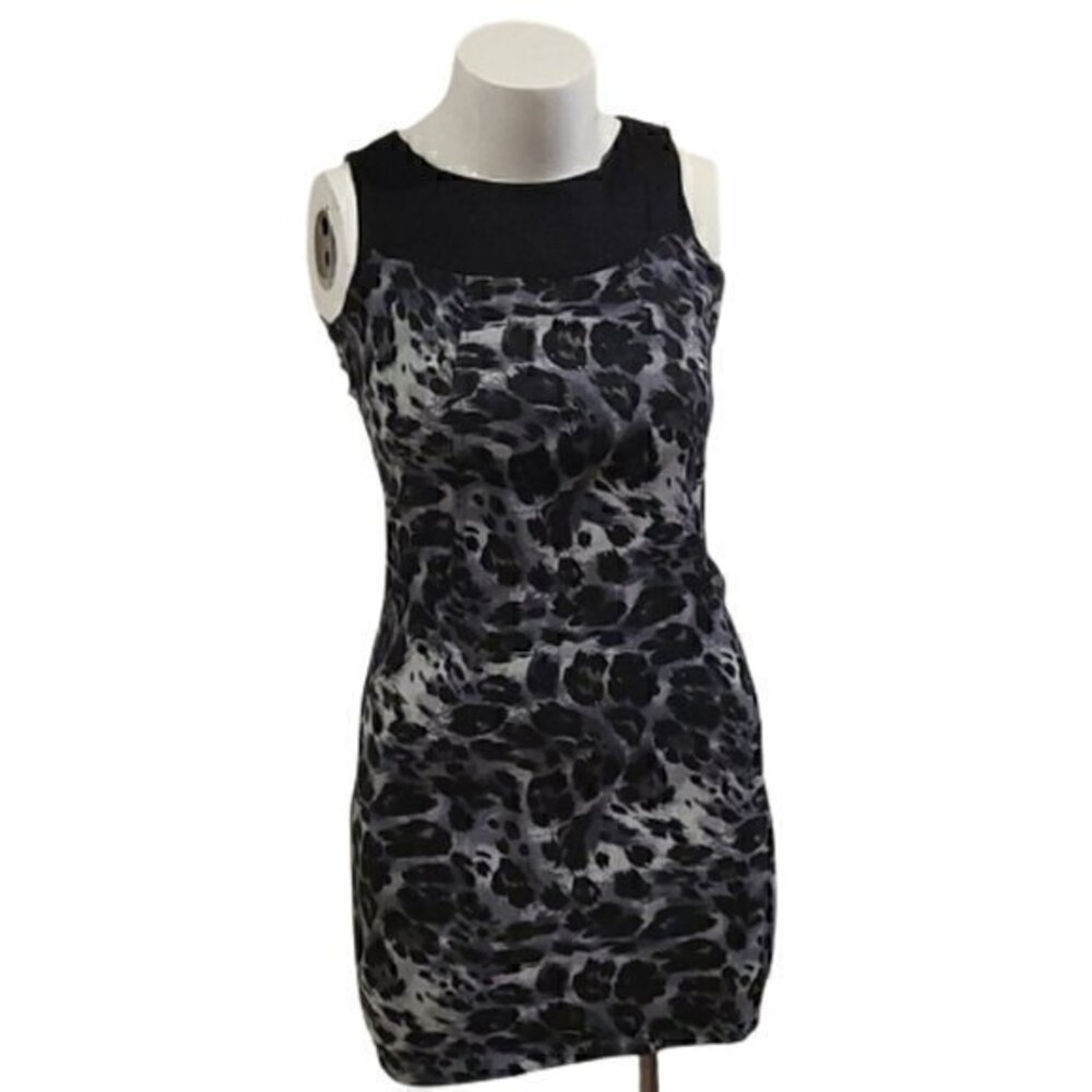 [AB Studio] Leopard Fitted Dress - Size 4